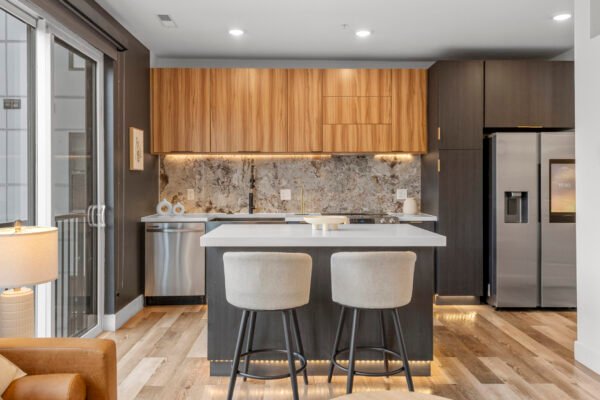 luxury apartment kitchen in st louis missouri