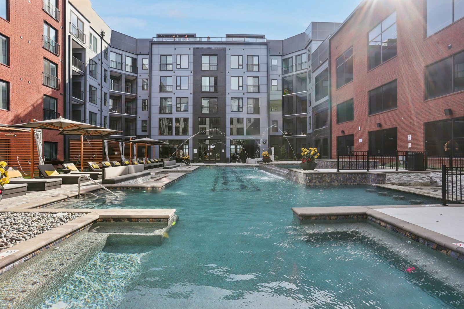 pool at soulard apartment